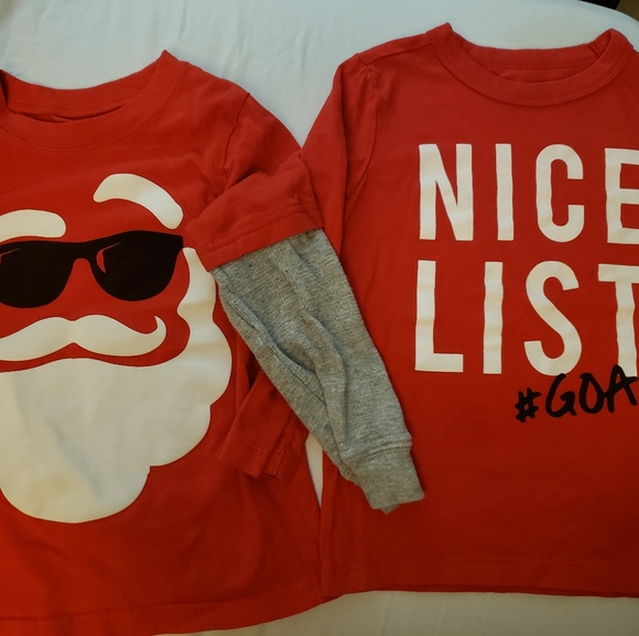 2 Holiday Shirts - Picture 1 of 3